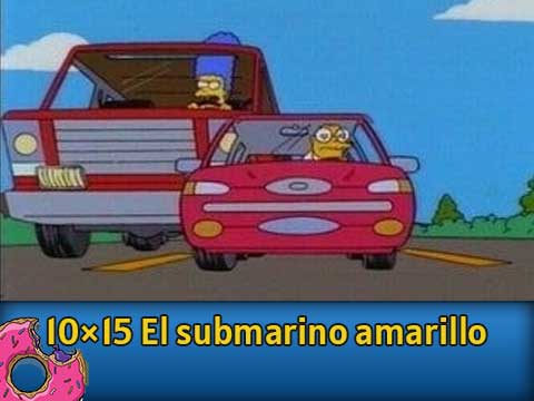 Marge Simpson en: cólera al volante